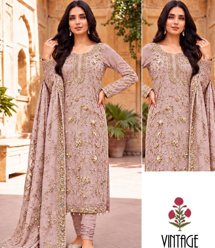 Embroidered Unstitched Suits